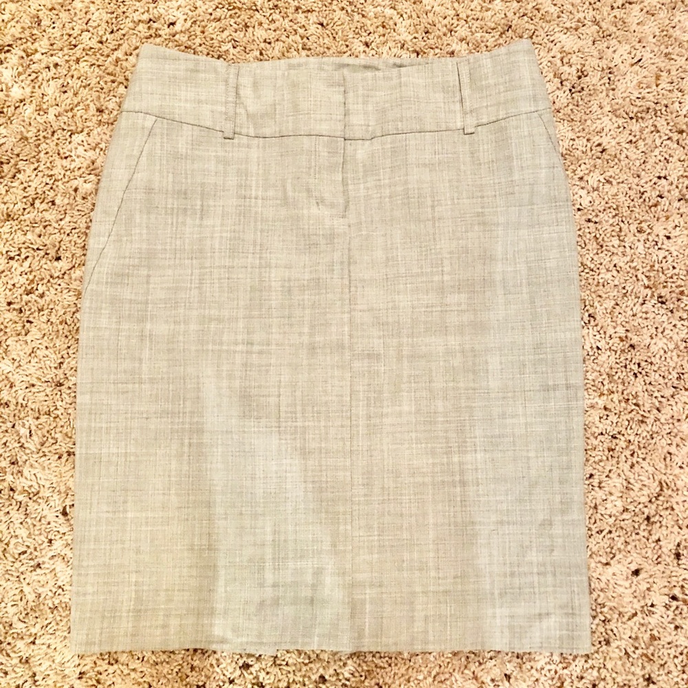 Grey Express Pencil Skirt